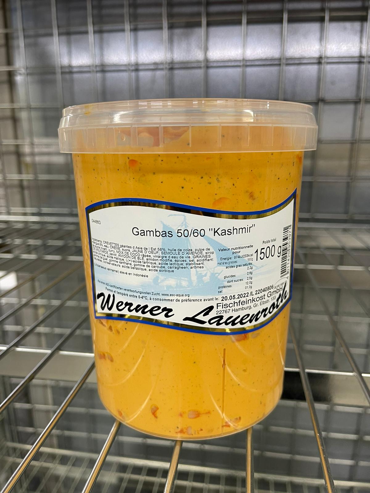 GAMBAS KASHMIR 1,5KG 50/60